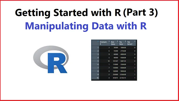 Manipulating Data with R